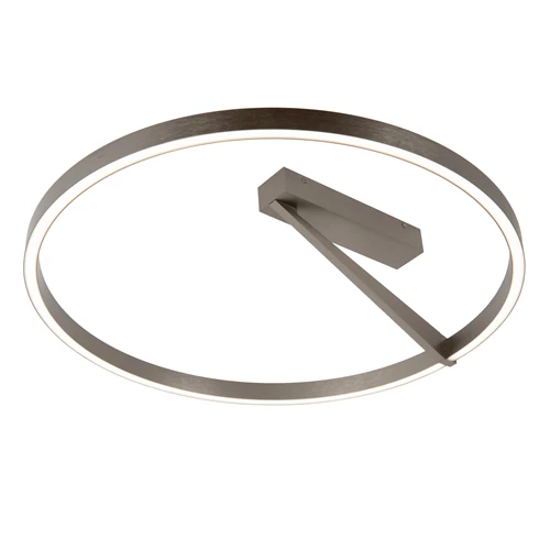 Lucide APPLAUSE - Flush ceiling light - Ø 60 cm - LED Dim. - CCT - 1x40W 2200K/4000K - Grey iron | Premium - detail 3